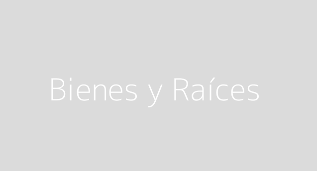 Bienes y Raíces